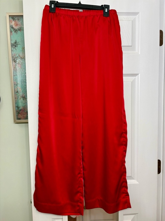 a new day Pants - a new day Red Satin Pants